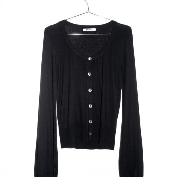 Cotton Wool U-neck Cardigan