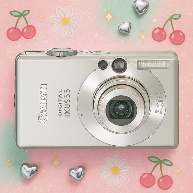 CANON IXUS 55 디지털 카메라 빈티지 디카