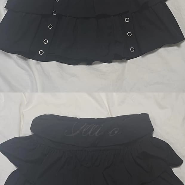 일리고 캉캉 숏 미니 스커트 벼룩