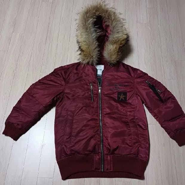 쥬디쥬디 항공 덕다운 패딩 점퍼