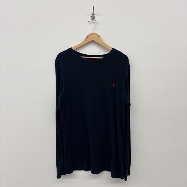 폴로 랄프로렌 네이비 롱슬리브 티셔츠 남성2XL