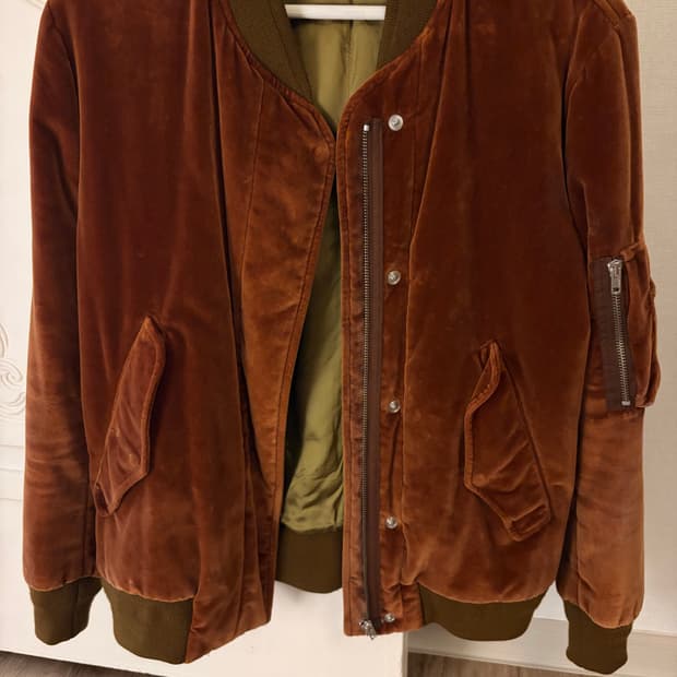 골든구스 블루종 벨벳 xs