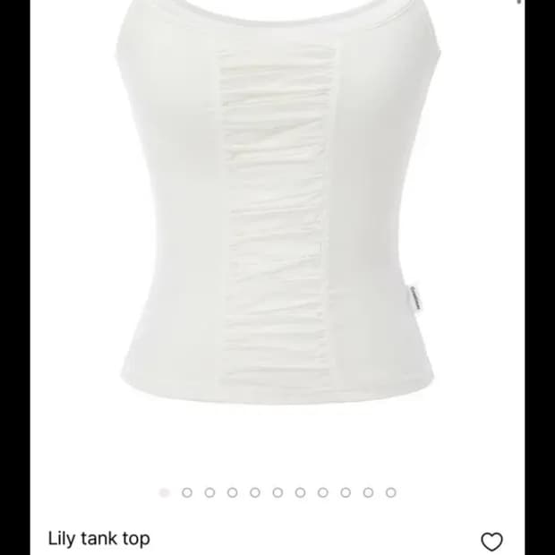 쓰리타임즈 릴리탱크탑 Lily tank top