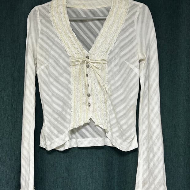 Jpn 갸루 Y2K 여리핏 블라우스