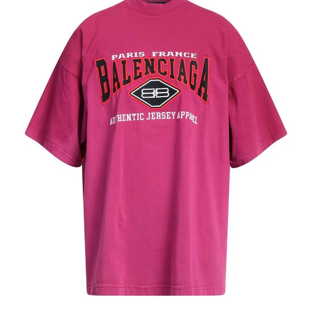 발렌시아가 핑크 반팔