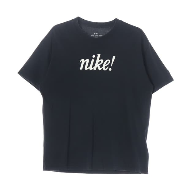 나이키 필기체 로고 블랙 반팔 티셔츠 XL