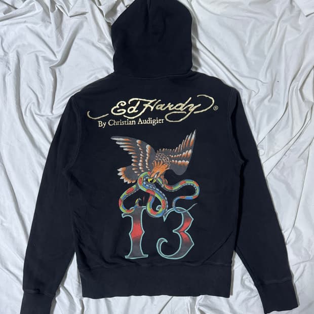 에드하디 후드집업 y2k 오리엔탈