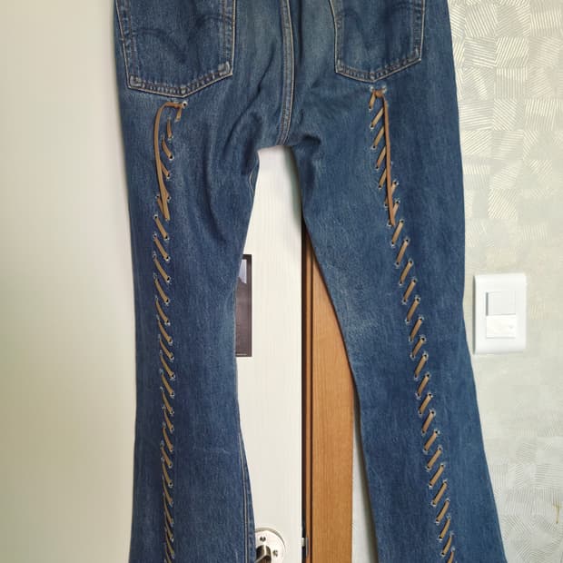 DISCOVERED NEWSED 루핑 데님