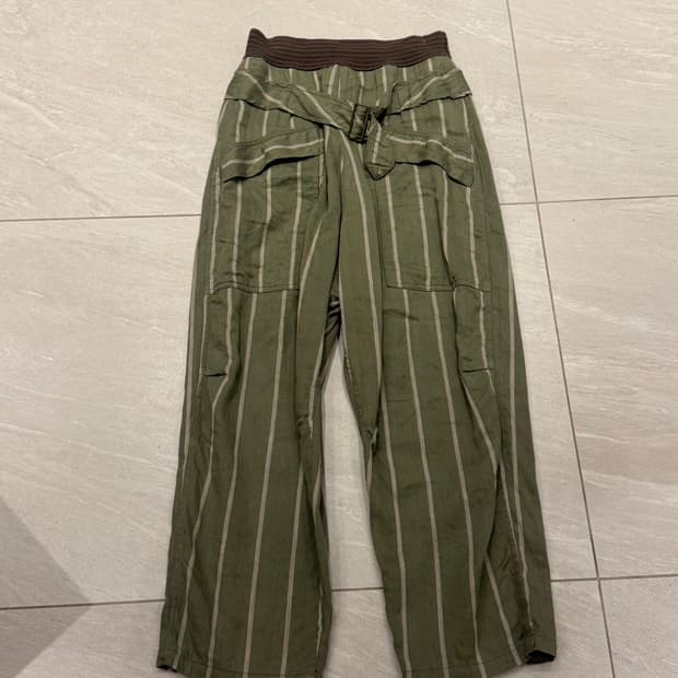 Kapital 카고 와이드 팬츠 올리브