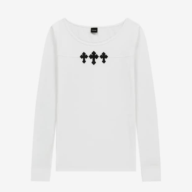 아캄 Triple AKM CROS2 Long Sleeve (White)