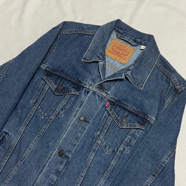 L 리바이스 청 데님 자켓