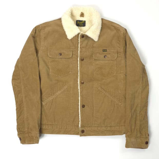 랭글러x어반리서치 코듀로이 셰르파 자켓 브라운 (L)
