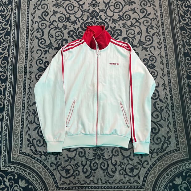 100 아디다스 베켄바우어 흰빨 져지/W2654