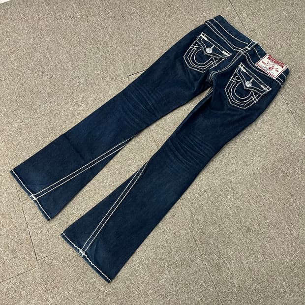  트루릴리전 데님 스카치 부츠컷 데님 팬츠