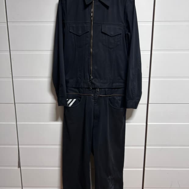 Y-3 2015 A/W Cotton Detachable Jumpsuit