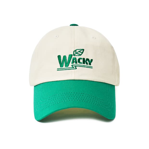 WACKY 웨키 톤온톤 볼캡 (그린)