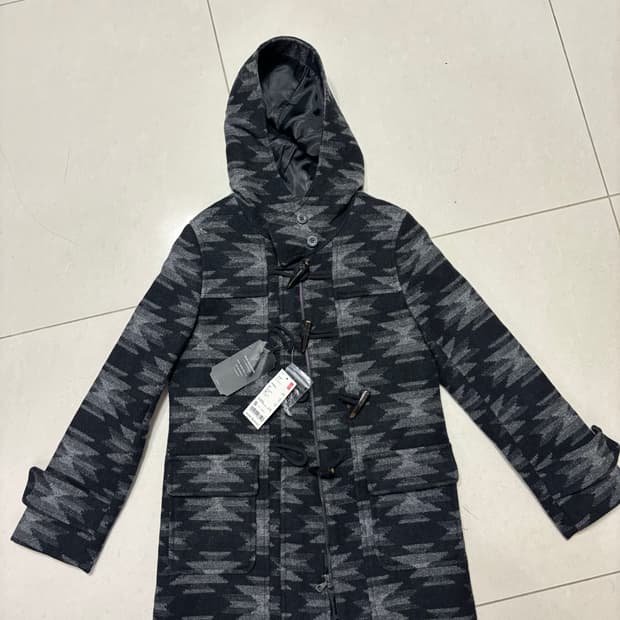 유니클로 울 떡볶이코트 새상품 S(일본판)