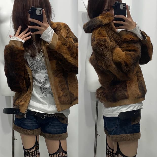 🎸레오파드 퍼 자켓🎸