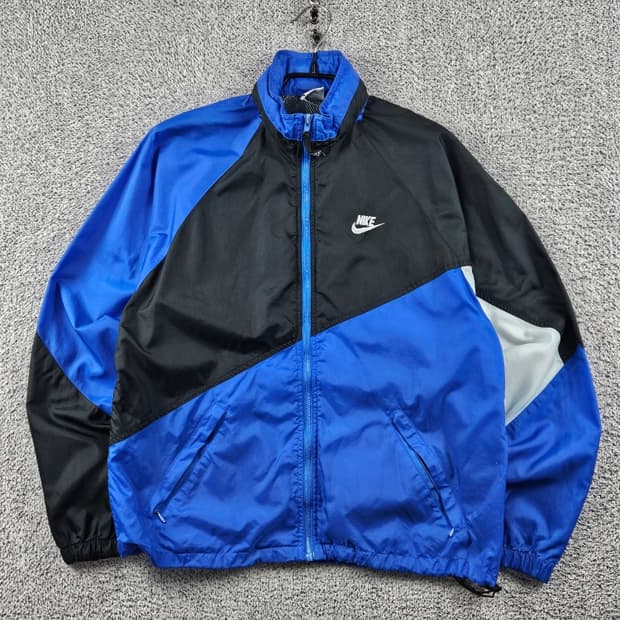 90's 나이키 올드스쿨 래글런 바람막이 자켓 ( M ) / 11193