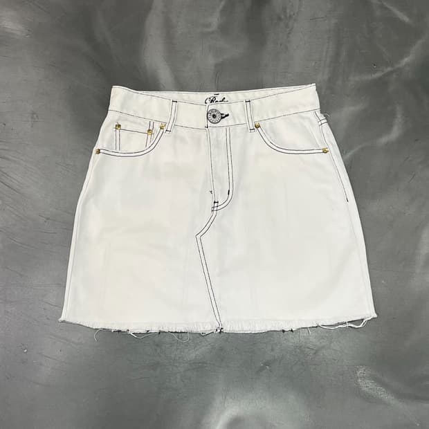 Rodeo Crowns 화이트 스티치 스커트 y18565