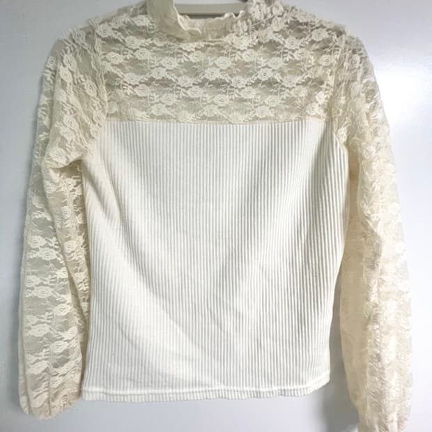 빈티지 레이어드 상의