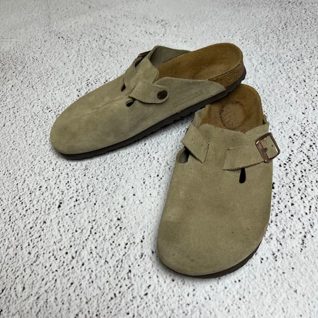 Birkenstock Boston Suede Soft Footbed