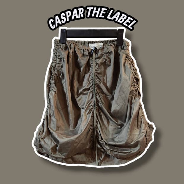 F/ CASPAR THE LABEL 카스파르더라벨 셔링 스커트 /0610