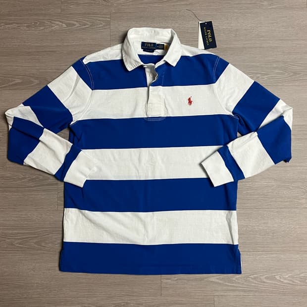 (국내미발매,새상품) 폴로 랄프로렌 스트라이프 긴팔 럭비티