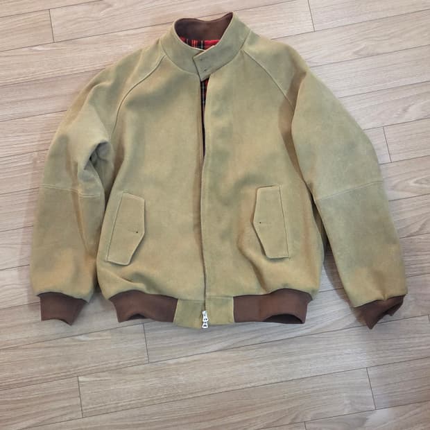 민트급 차메카지 가죽 누벅 블루종 3xl (105~110)