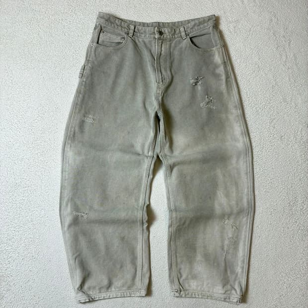 쿠어 COOR 오버 다잉 카펜터 피그먼트 데님 팬츠 PN7653