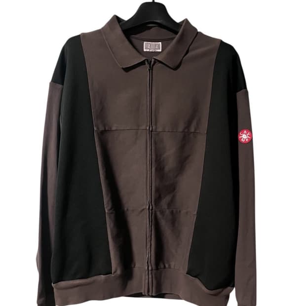 [XL] 카브엠트 패널 집업 가디건 블랙 차콜