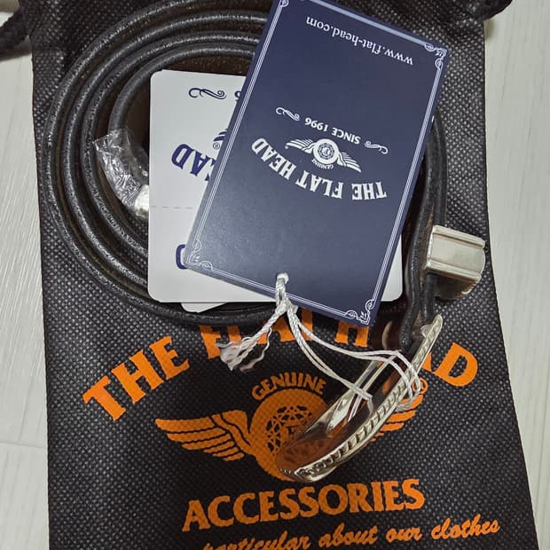 The flat head 플랫헤드 웨스턴 벨트 36