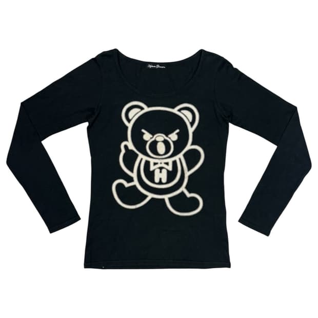 히스테릭 글래머 아카이브 퍽베어 롱슬리브 티셔츠