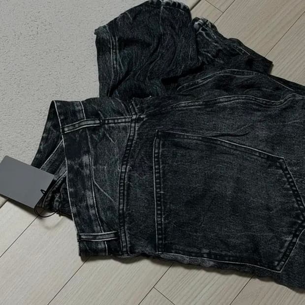 발렌시아가 트롱프뢰유 흑청 팬츠 (M)