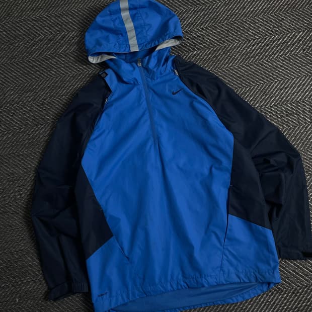 0os 나이키 올드스쿨 스우시로고 배색 바람막이y 3529