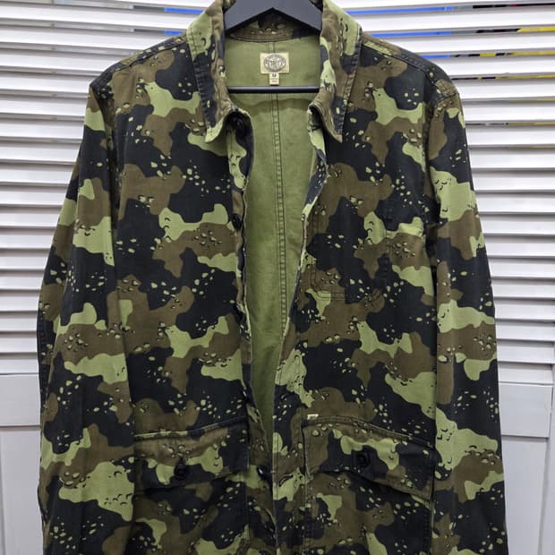 오베이 카모플라쥬 밀리터리 셔츠 자켓