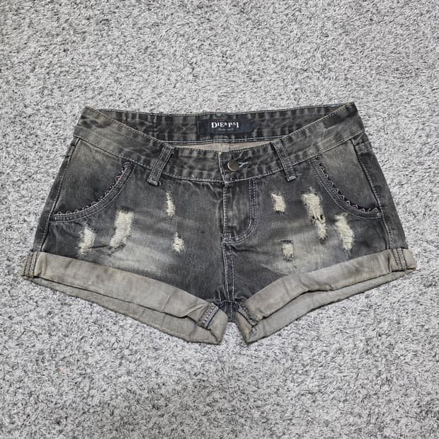 빈티지 갸루 오네갸루 펑크 오리엔탈 로우라이즈 팬츠 y2k  d.i.a깔