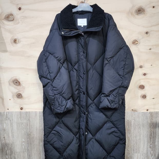 228) 지오다노 덕다운 여성 롱패딩