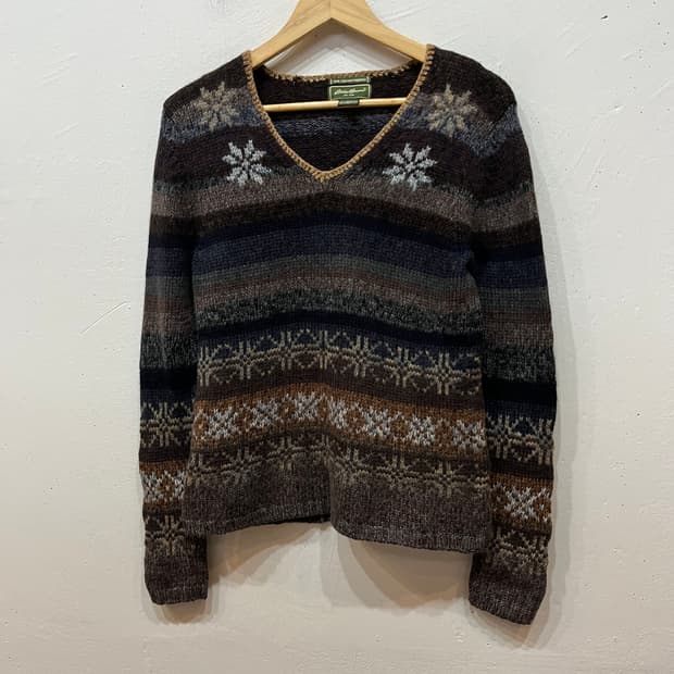 에디바우어 이탈리안 메리노울 노르딕 니트 우먼즈 S