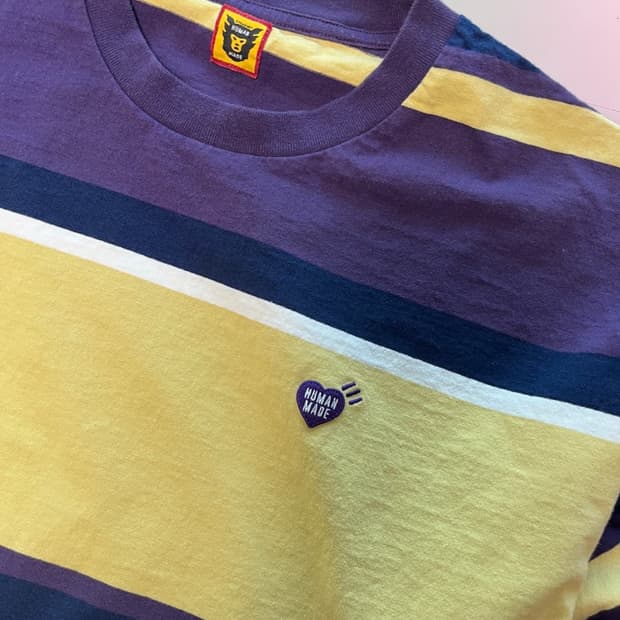 휴먼메이드 human made 스트라이프 긴팔티셔츠