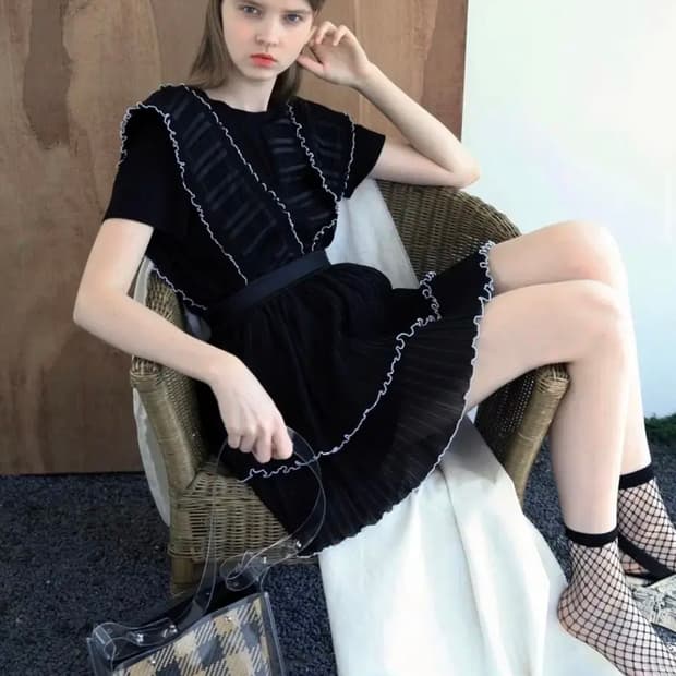 SOFT SEOUL 레이어드 원피스M