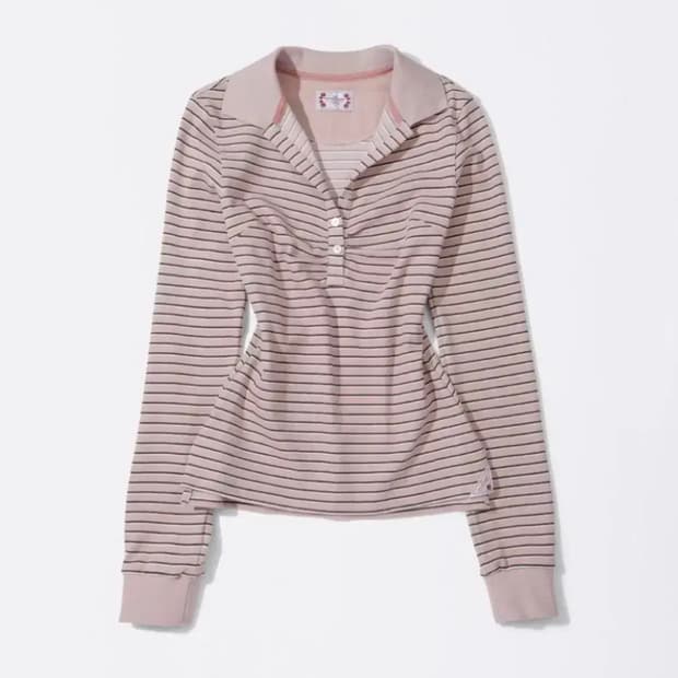 스컬프터 셔링 테니스 셔츠 (핑크)