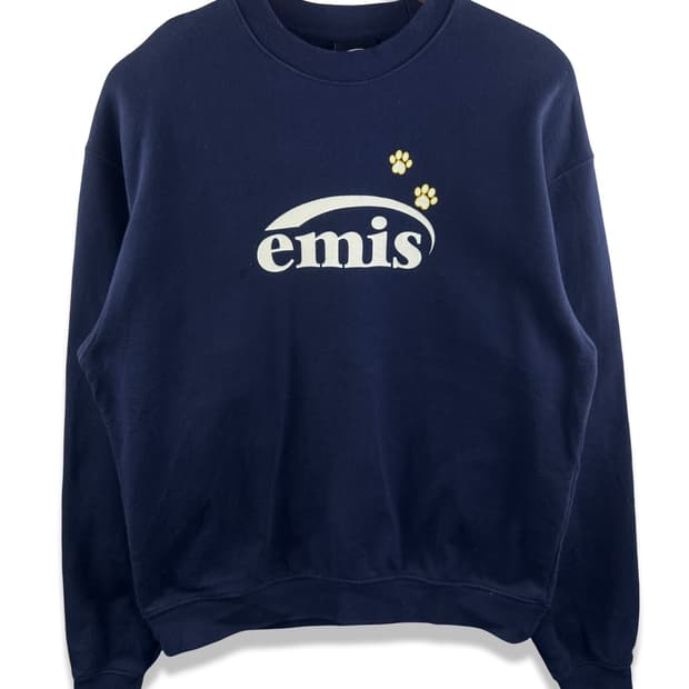 EMIS 풋 프린티드 스웻셔츠3102