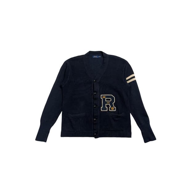 폴로 랄프로렌 패치 가디건 네이비