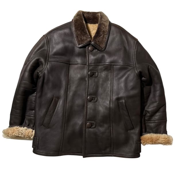 그리핀 램스킨 시어링 무스탕 싱글 자켓