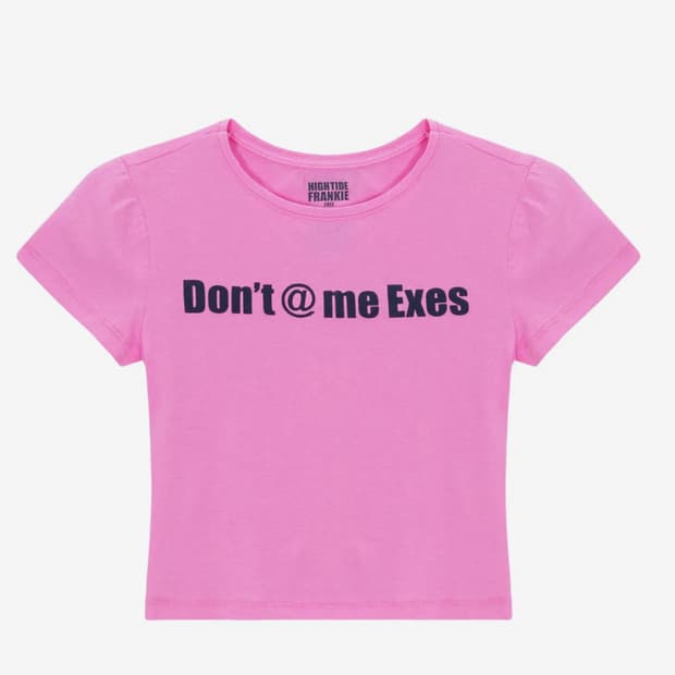 하이타이드 프랭키  크롭티 핑크 