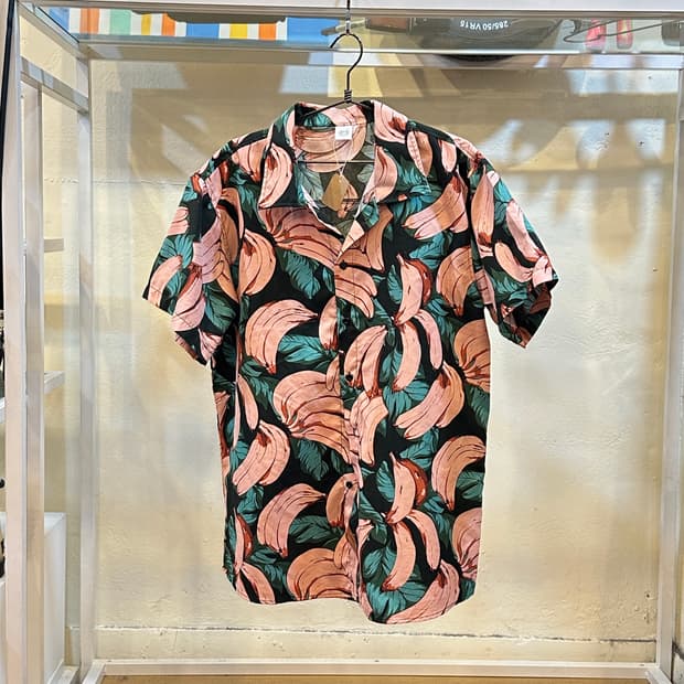 빈티지 패턴 하와이안 셔츠 XL