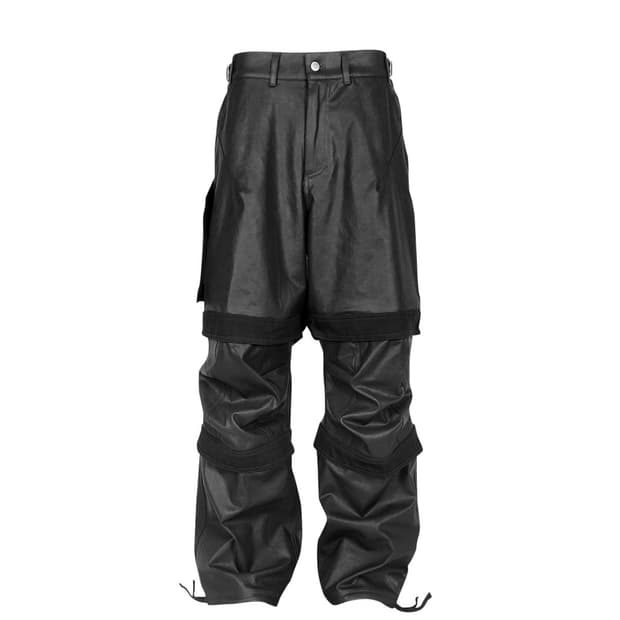 파프롬왓 파 레이어드 워크 팬츠_블랙