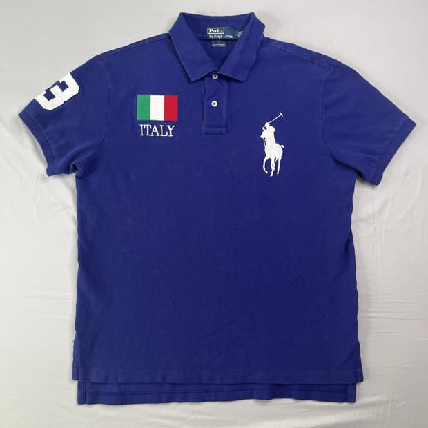 폴로 랄프로렌 이탈리아 빅포니 반팔 카라티