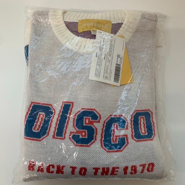 MAIN BOOTH DISCO SWEATER SIZE 2